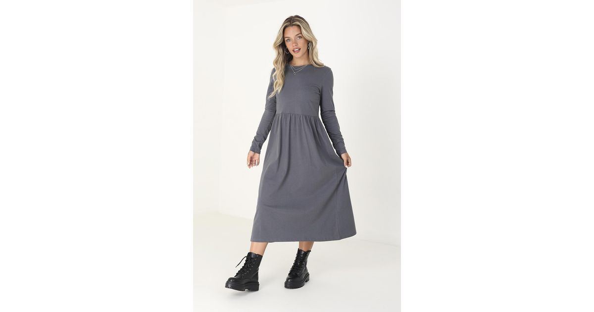 Ladies Dresses Long Sleeve Midi Smock Dress Curves Grey Crinkle Jersey Long Sleeve Mini Smock Dress Ladies Dresses Long Sleeve Midi Smock Dress Curves Grey Crinkle Jersey Long Sleeve Mini Smock Dress