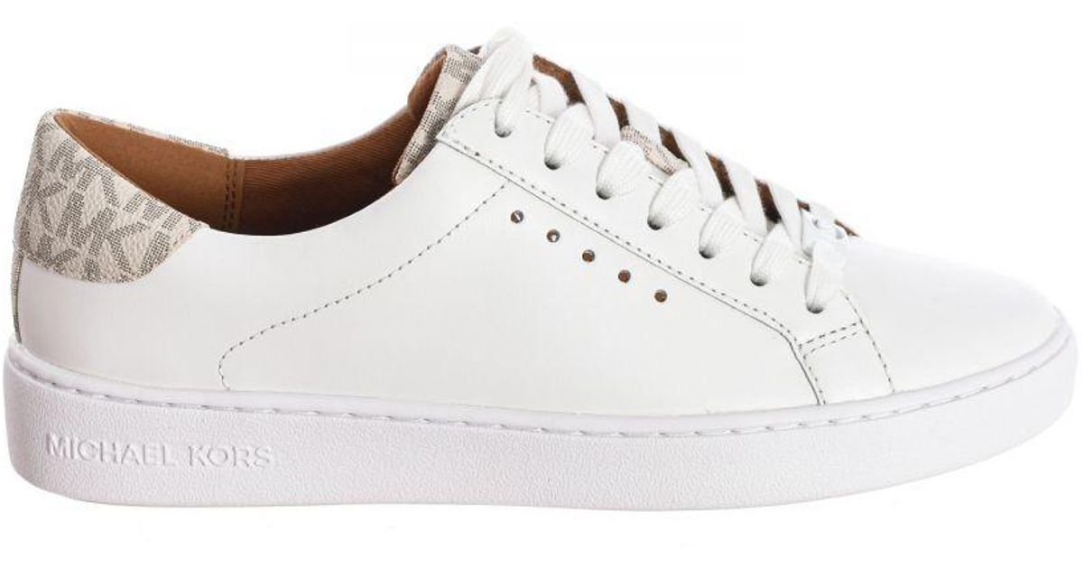Michael Kors Classic Irving Sneaker S7irfs3l Shoe Leather in White