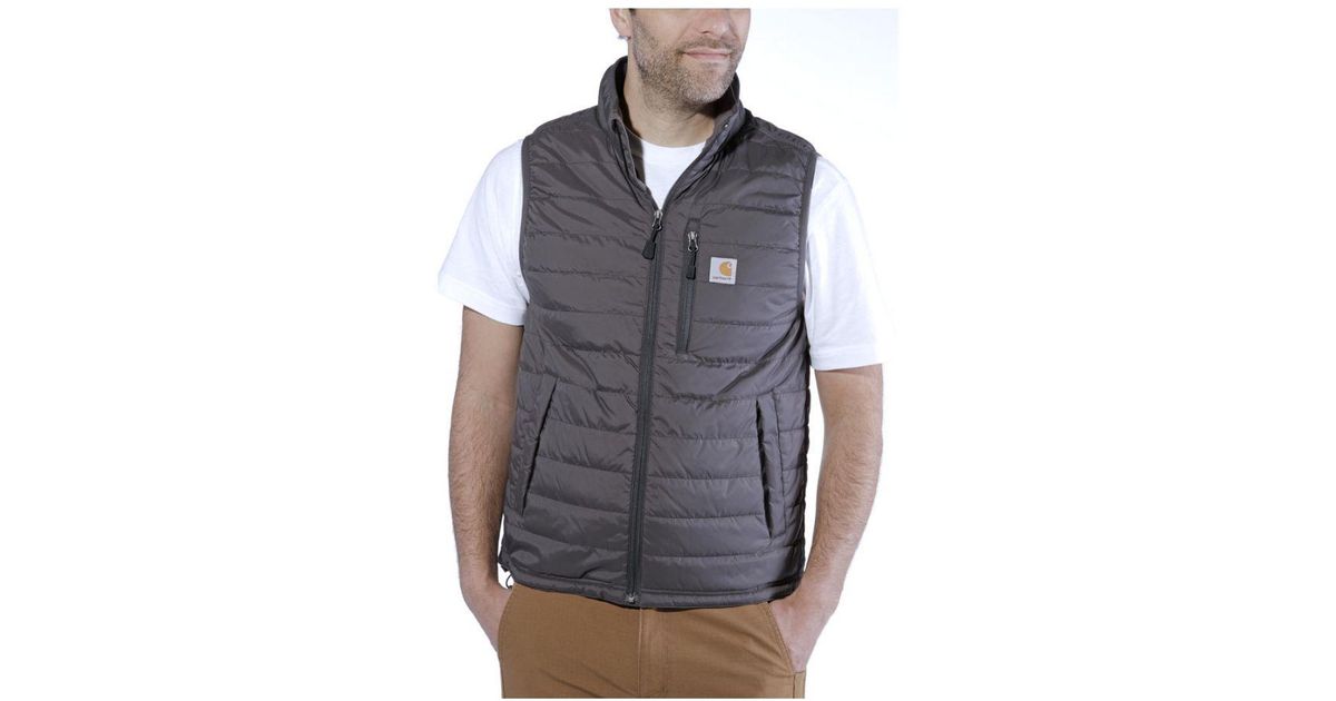 Carhartt Gilliam Nylon Insulated Vest Gilet Bodywarmer in Blue for