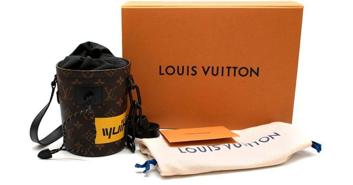 Louis Vuitton By Virgil Abloh Chalk Nano Bag - Ltd Singapore Edition Canvas  in Brown