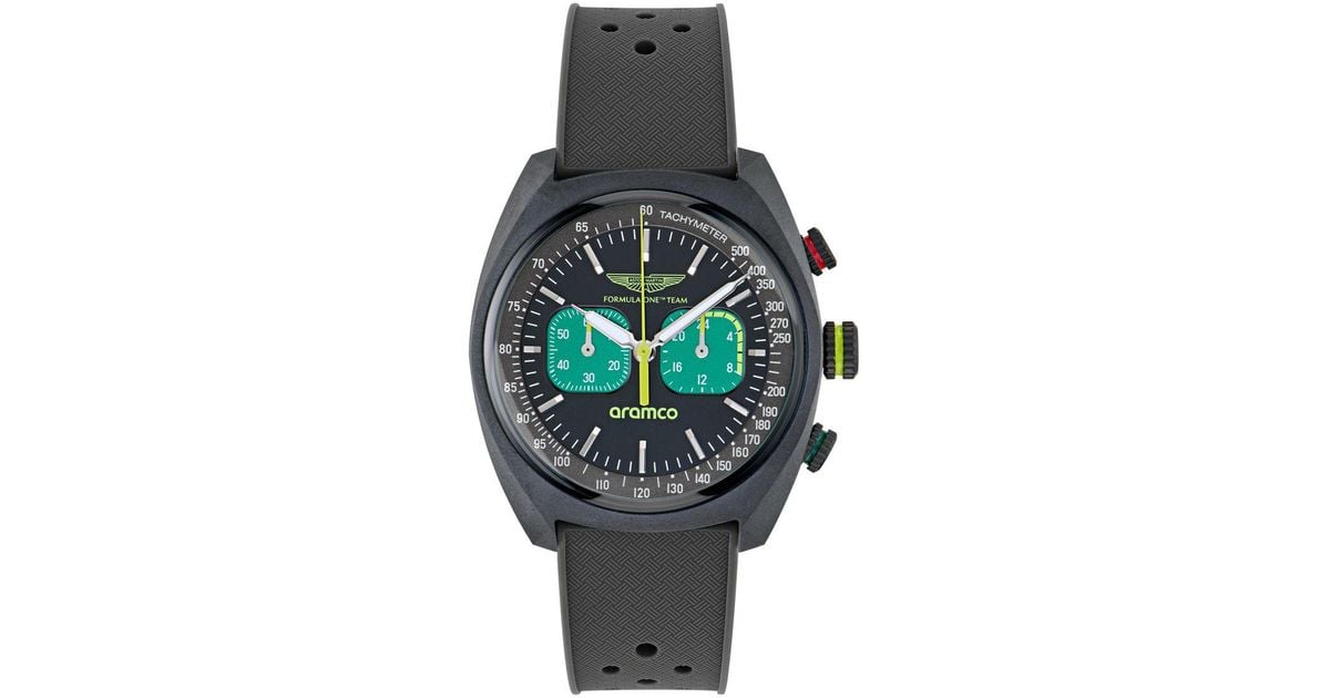Aston Martin Am Formula 1 Dwf Watch Mtfd2F602 Silicone in Grey for Men ...