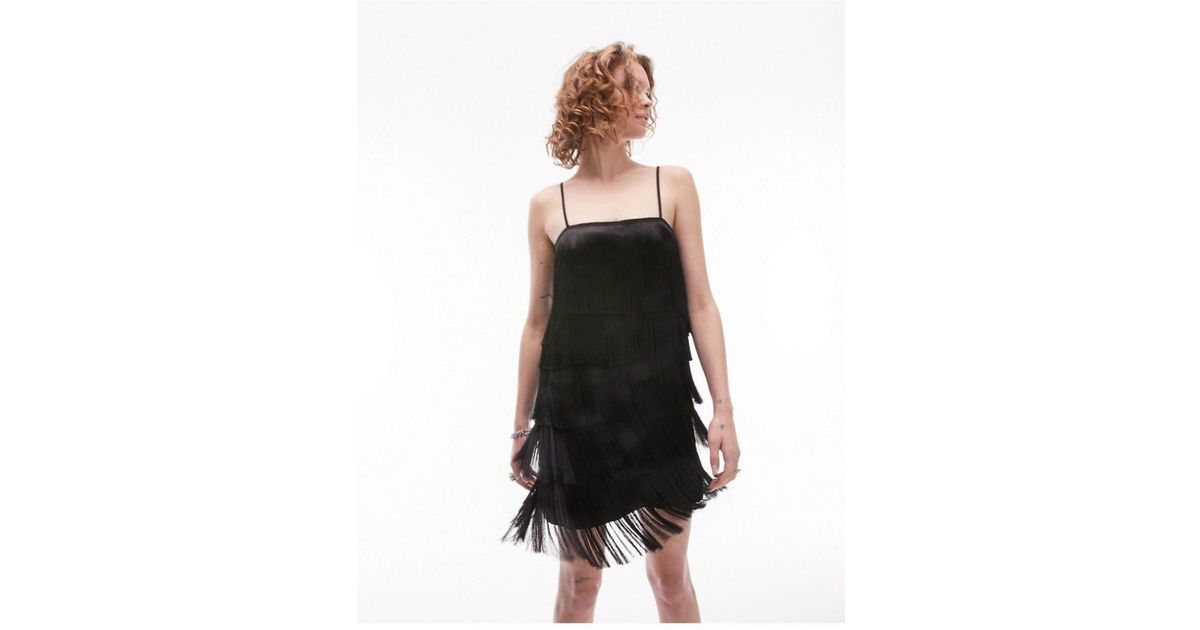 Floral tassel on sale mini dress topshop