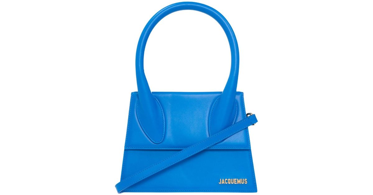 Jacquemus Le Grand Chiquito Bag Leather in Blue Lyst UK