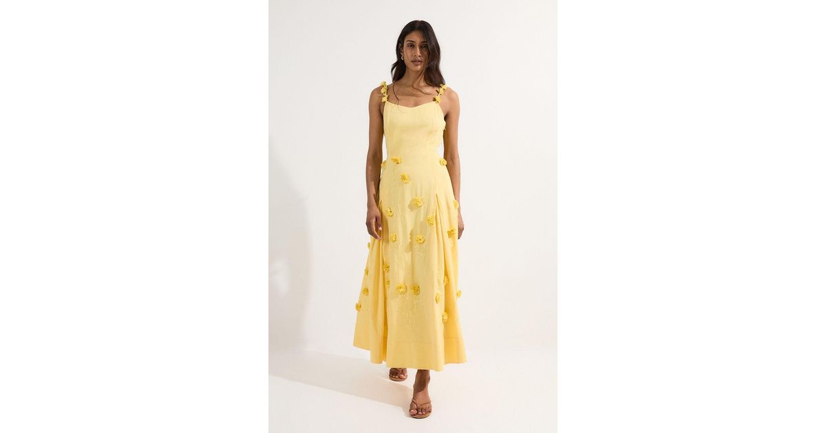 low back floral maxi dress Dainty Love Tan Floral Print Maxi Dress