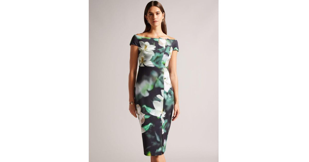 ted baker bardot bodycon dress TED BAKER Divena Bardot Bodycon Dress