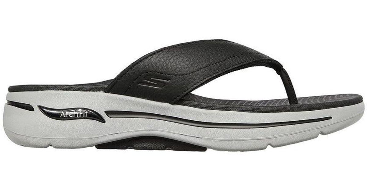 Skechers go walk shop undercover black leather