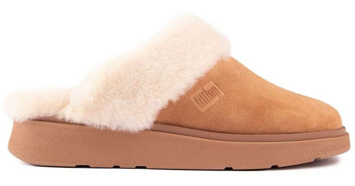 Fitflop shearling slippers new arrivals