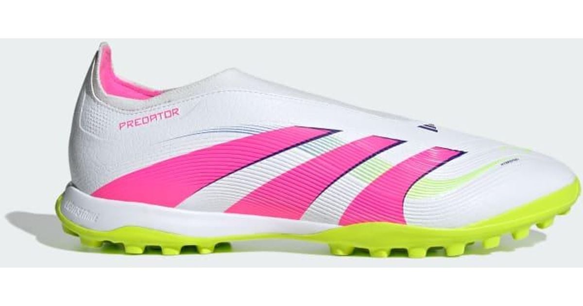 adidas Originals Predator League Laceless Turf Boots in Pink Lyst UK