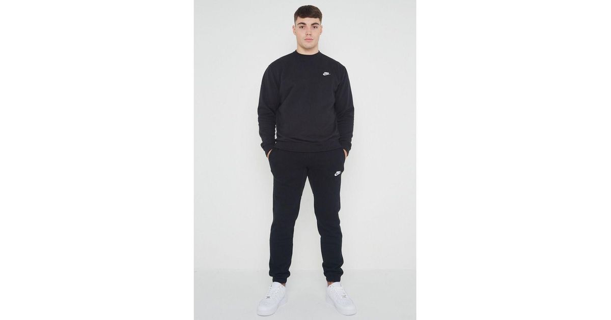 mens nike fleece tracksuit set