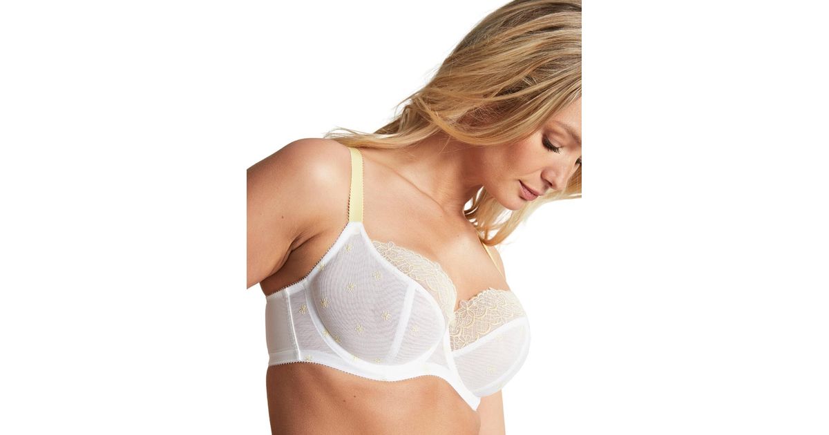 Cleo By Panache Blossom Balcony Bra in White Lyst UK