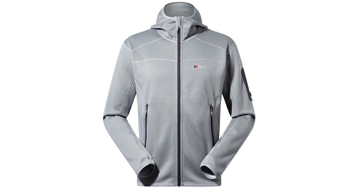 Berghaus Pravitale Mtn 2.0 Hooded Fleece Jacket in Grey for Men Lyst UK