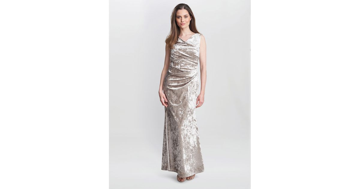 【海外限定】GinaBacconiドレス☆Talia Crushed Velvet Maxi Dre 海外限定】GinaBacconiドレス☆Talia Crushed Velvet Maxi Dre