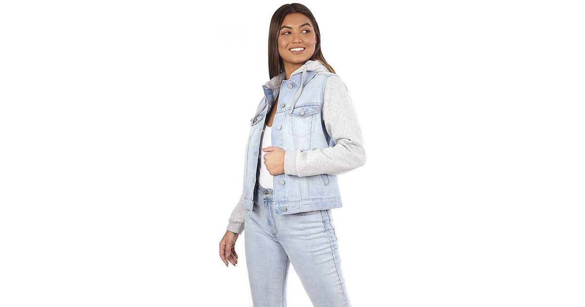 Brave soul denim jacket womens clearance