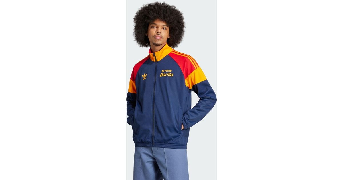 adidas Originals As Roma Bring Back 1993 Track Jacket in Blue for