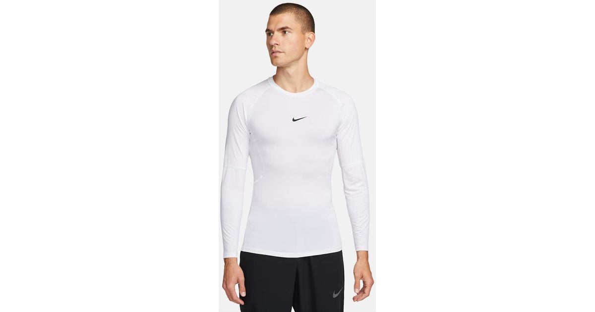 Nike Pro Dri-Fit Base First Tight Compression Layer Fb7919 in White for ...