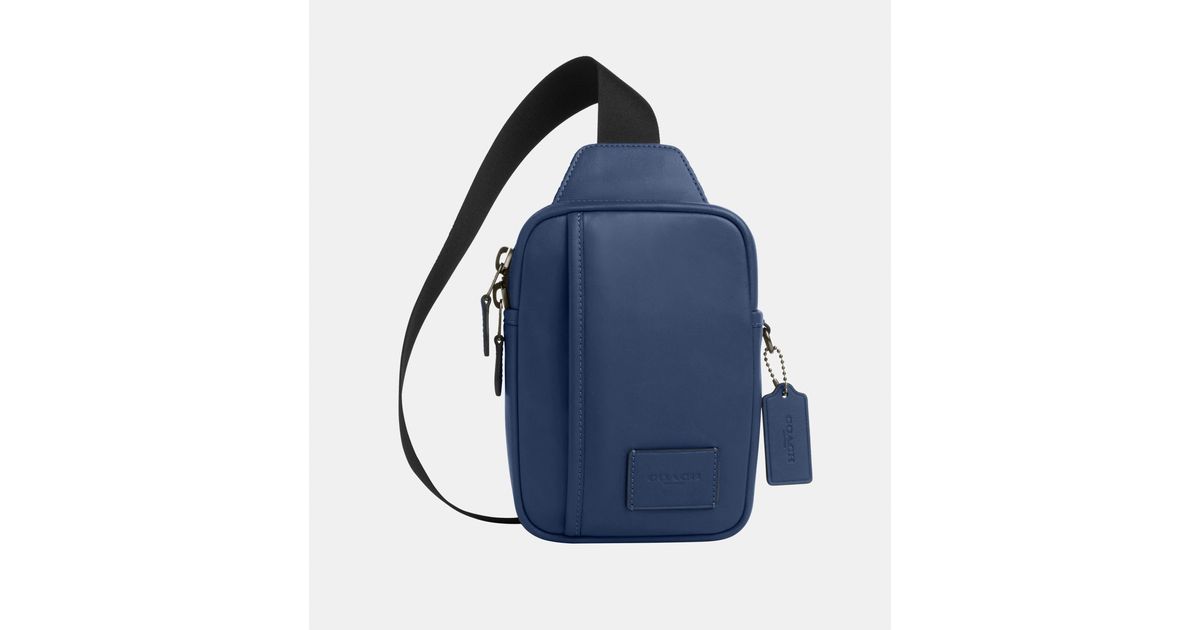 COACH Edge L Pack in Blue for Men Lyst UK