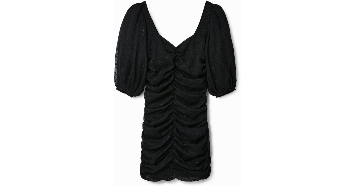 Desigual Short Sleeved Dress | Black
