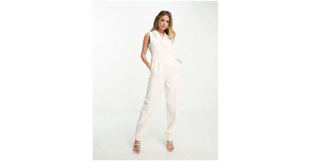 Y.A.S Bridal Jumpsuit in White Lyst UK
