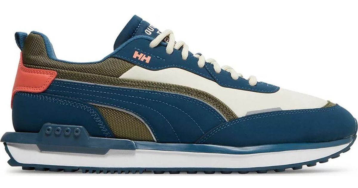 PUMA X Helly Hansen City Rider Trainers in Blue for Men Lyst UK