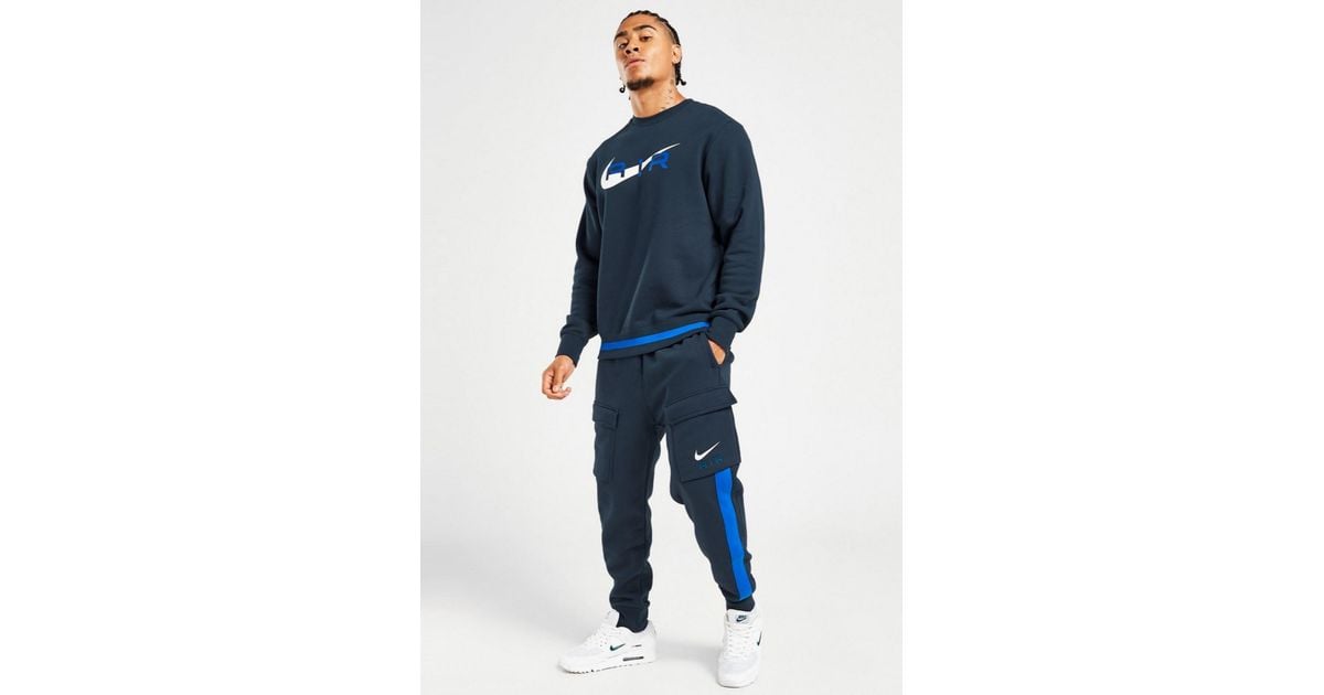 nike air navy tracksuit