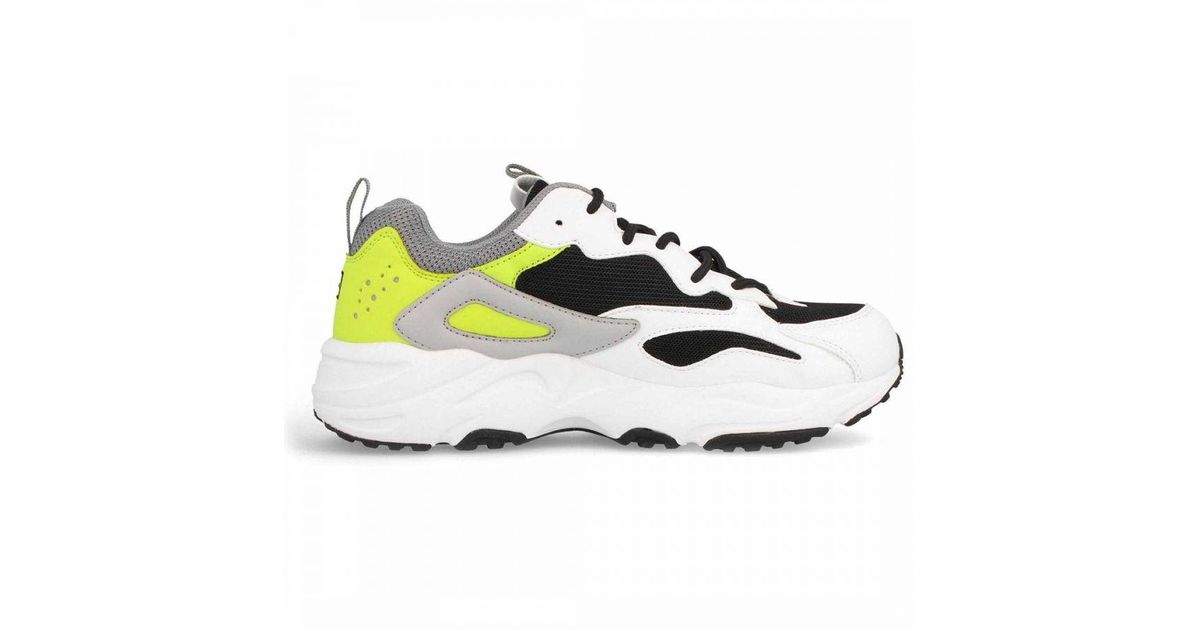 Fila venom low homme jaune sale