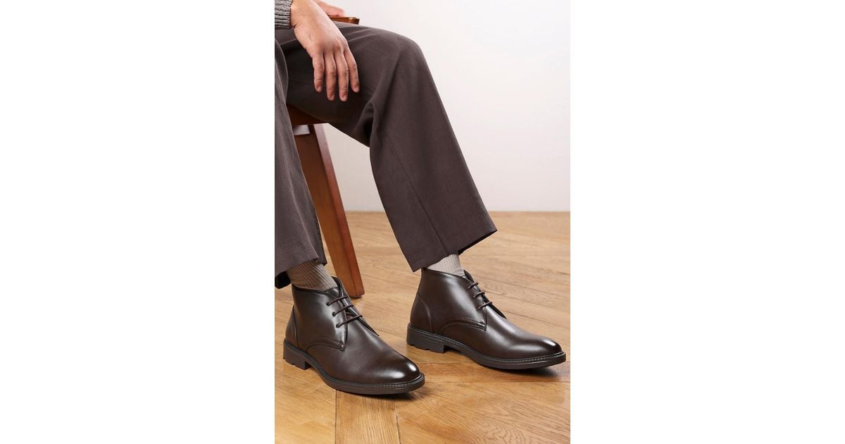 Where's That From Wheres 'Mason' Lace Up Ankle Boots in Brown for