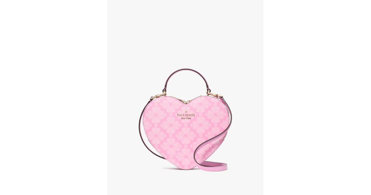 Pink Heart Crossbody Bag Kate Spade Heart Tote Kate Spade Heart 