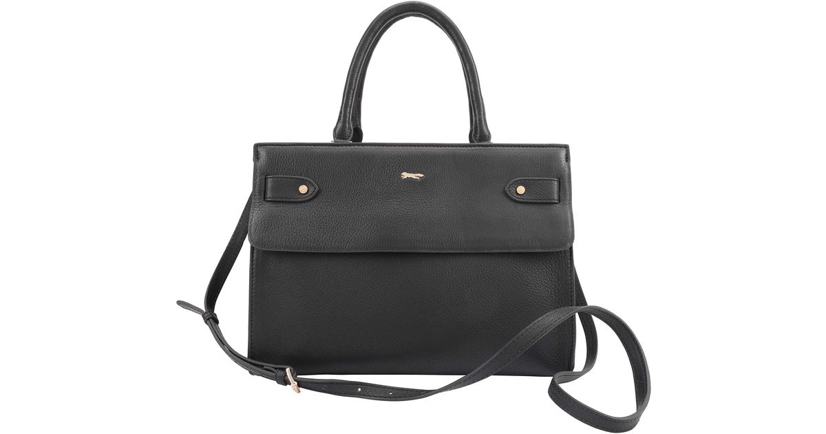 Multi Wayy Paul Costelloe Darby Leather Multi Way Bag in Black | Lyst UK