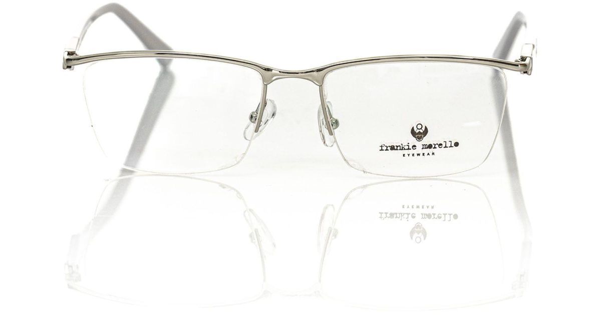 Frankie Morello Blue Metallic Men Frame