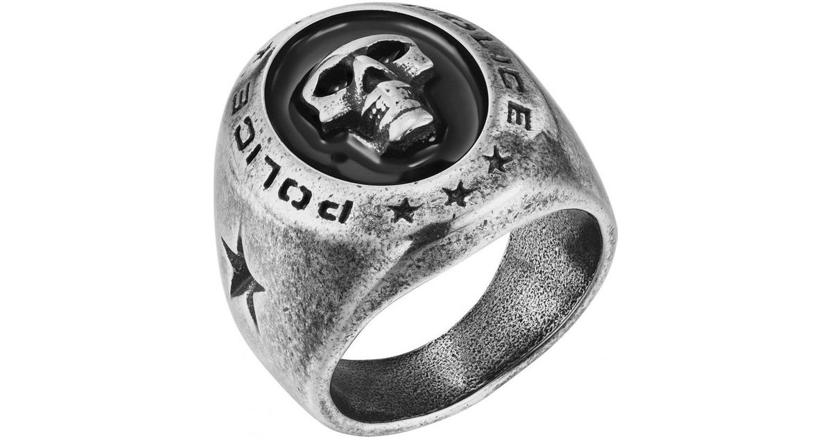 Police Peagf2212103 Ring in Grey for Men | Lyst UK