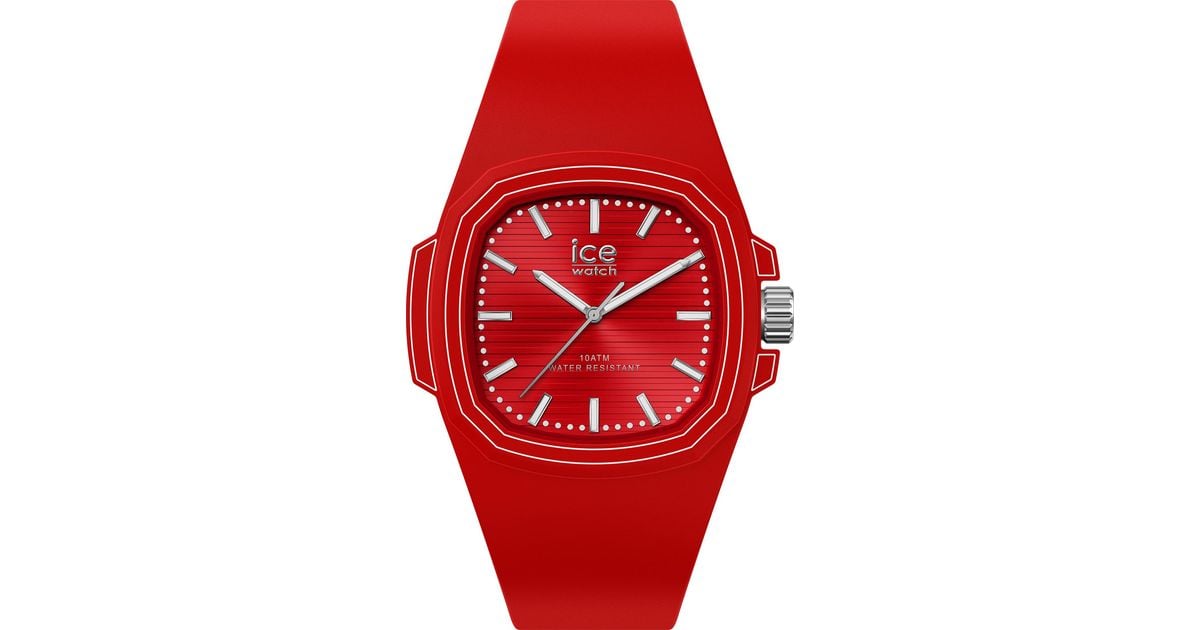 Ice-watch Ice Watch Ice Power Pw4 025707 Silicone in Red for Men | Lyst UK