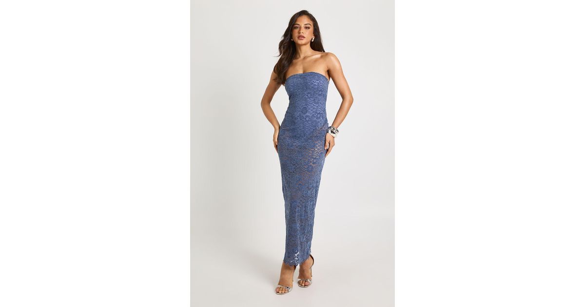 boohoo blue velvet dress Harriet Blue Velvet Puff Sleeve Dress – Ro&Zo main image 1
