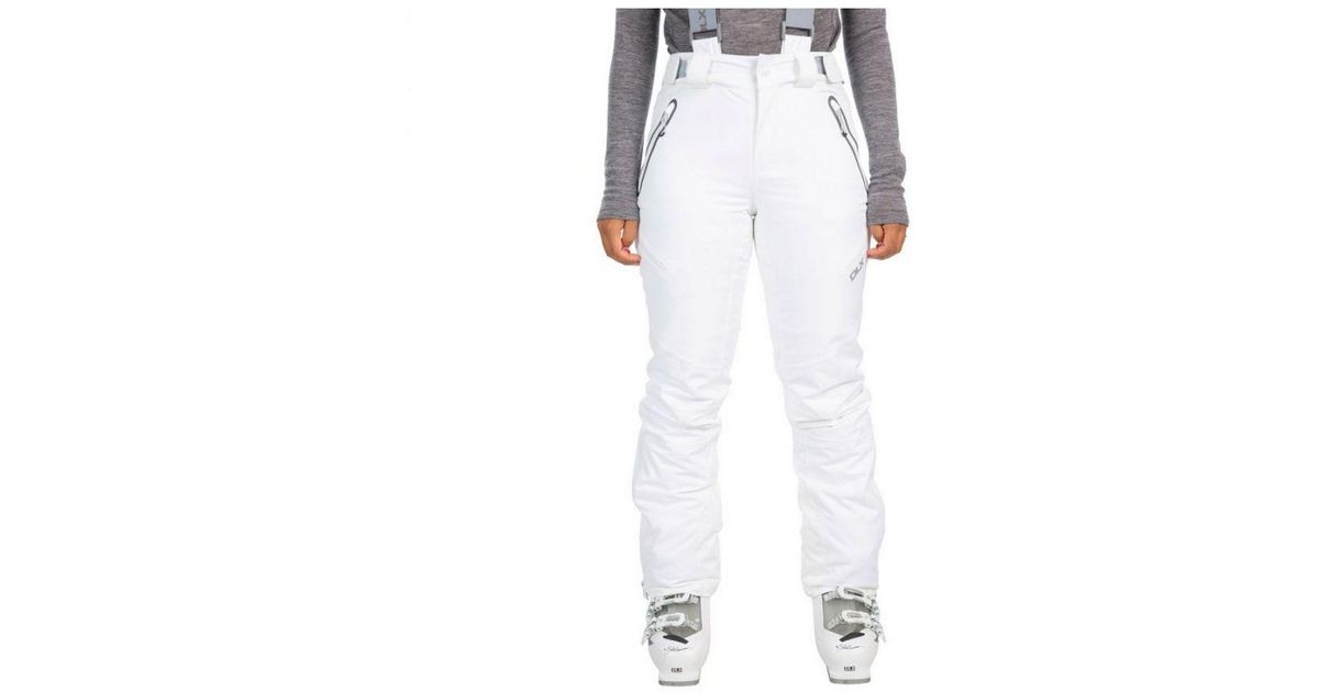 Trespass DLX Sylvia Womens Ski Pants, White