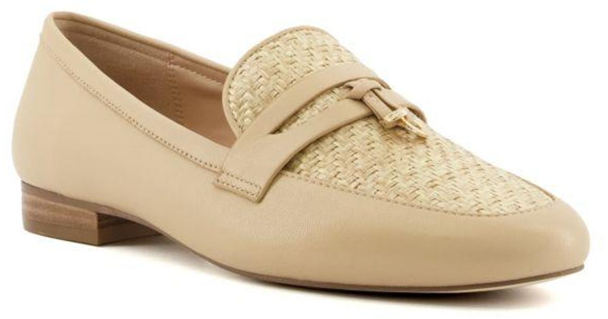 Dune Ladies Gallivant Lasercut Penny Loafers Leather in Natural Lyst UK