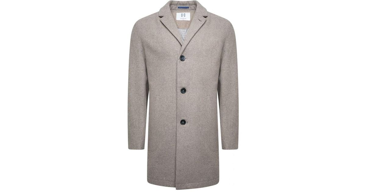 Topman clearance oat overcoat