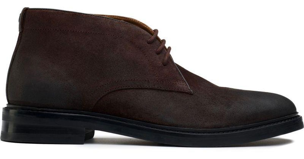 Ted Baker Men\'s Andreew Leather Chukka Boot. Sz: EU 45/US 12 THEO - Genuine Leather Chukka Sneaker | Thomas & Vine main image 4