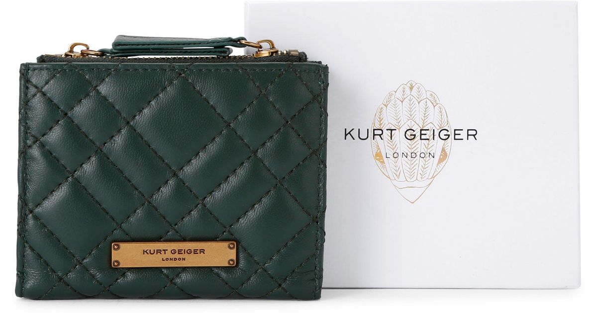 Kurt Geiger Leather Kgl Mini Purse B in Green Lyst UK