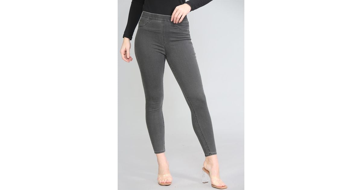 marks and spencer grey jeggings
