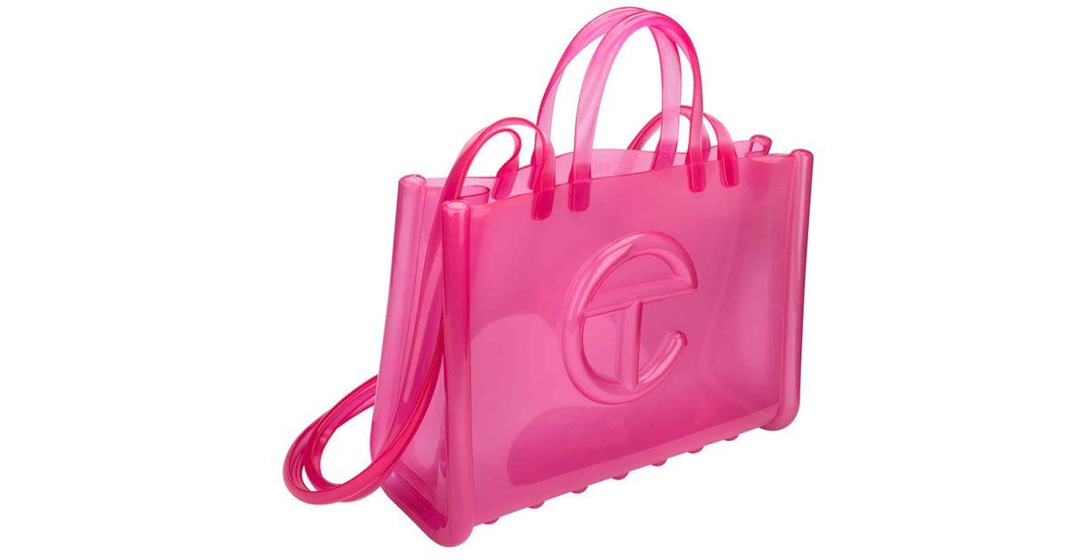 メリッサ melissa MELISSA LARGE JELLY SHOPPER BAG + TELFAR （CLEAR 