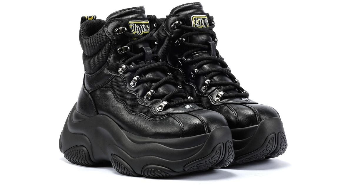 Buffalo Prowler Hike Hi Boots in Black Lyst UK