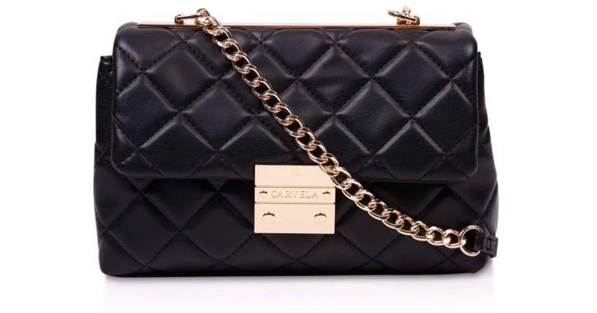 Carvela Kurt Geiger Bailey Soft Quilted Shoulder Bag in Blue Lyst UK