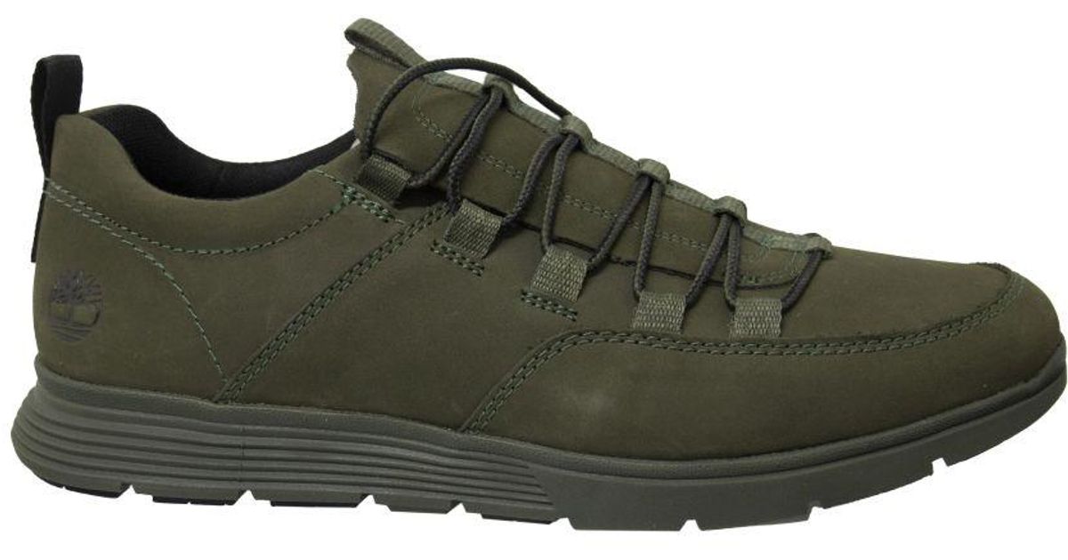 Timberland Killington Alpine Oxford Green Nubuck Leather Laceup Shoes A10ex Leather for men