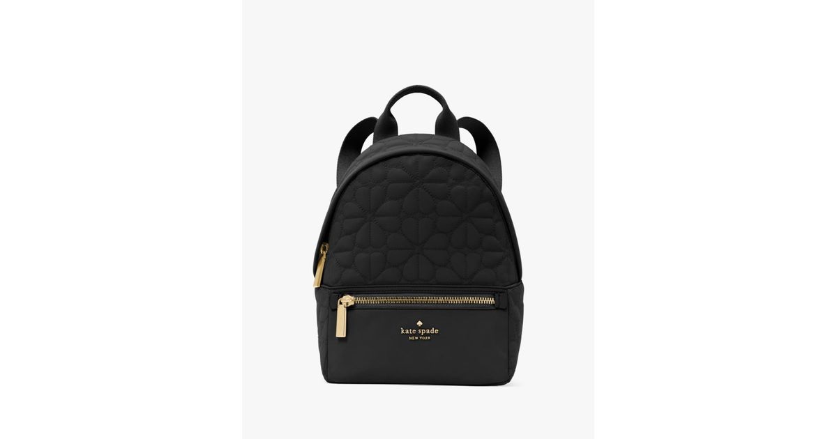 Kate Spade Quilted Black Nylon Backpack – Gold Hardware – Needs Repair Kate Spade New York Tilly Quilted Backpack | Rustan main image 3