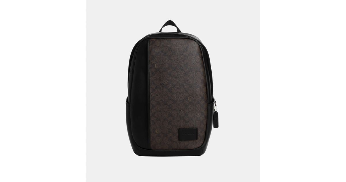 COACH Edge Backpack in Black for Men Lyst UK