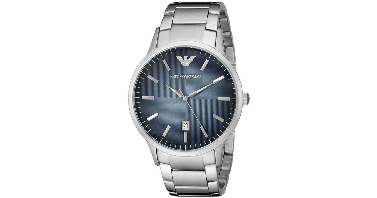 Giorgio Armani Ar2472 Watch in Grey for Men Lyst UK