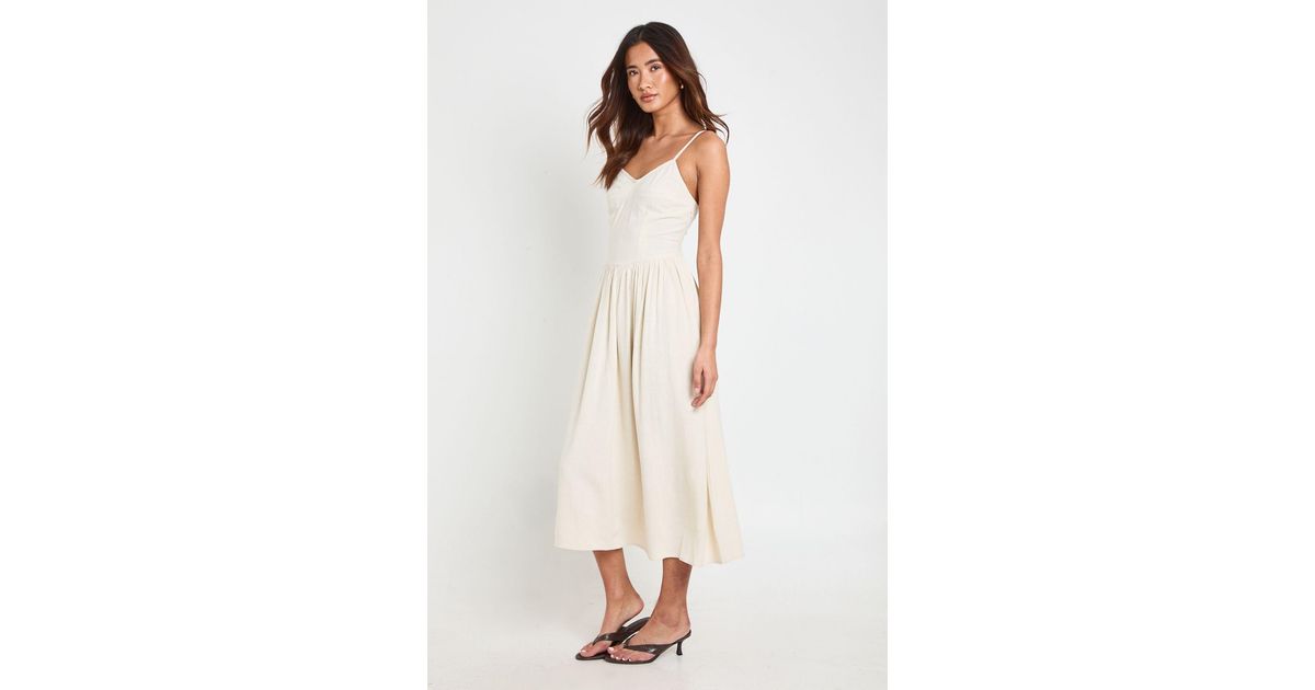corset midi skater dress Corset Skater Two Piece Midi Dress Yellow