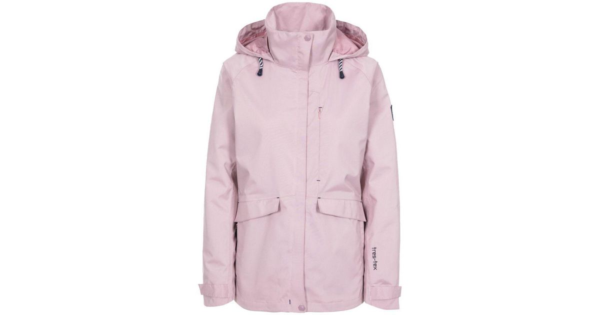 Trespass Voyage Waterproof Long sleeved Jacket in Pink Lyst UK