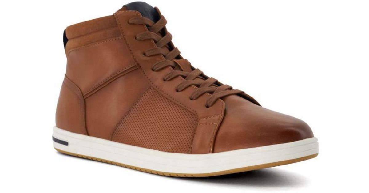 Dune High Top Trainers Sezzy in Brown for Men Lyst UK