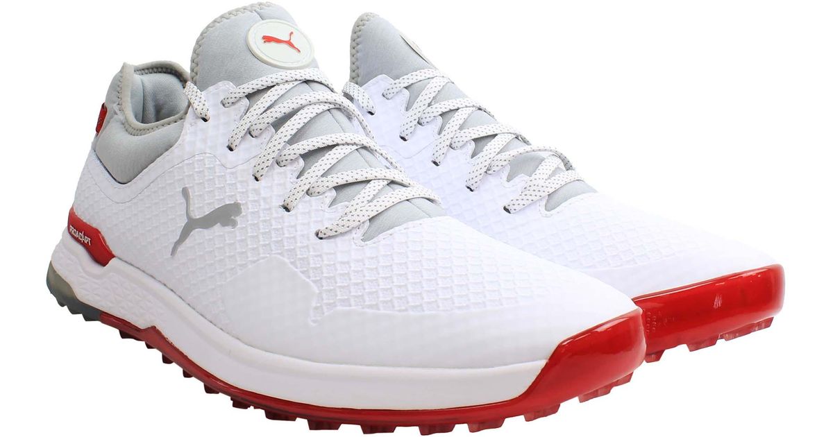 PUMA Proadapt Alphacat Golf Shoes in White for Men Lyst UK