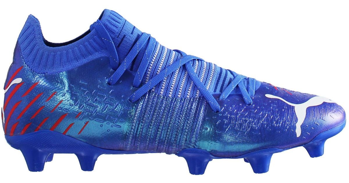 PUMA Future Z Fg/Ag Football Boots in Blue for Men Lyst UK
